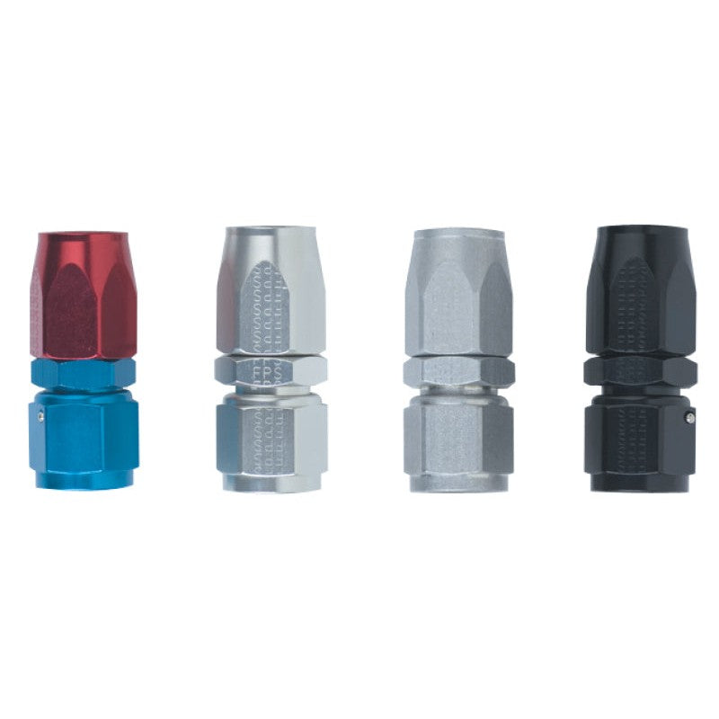 Fragola 100110-BL black anodized aluminum -10AN straight Power Flow hose end fitting