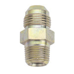 Fragola 581603 steel straight adapter fitting with -3AN and 1/8 inch NPT male threaded ends.