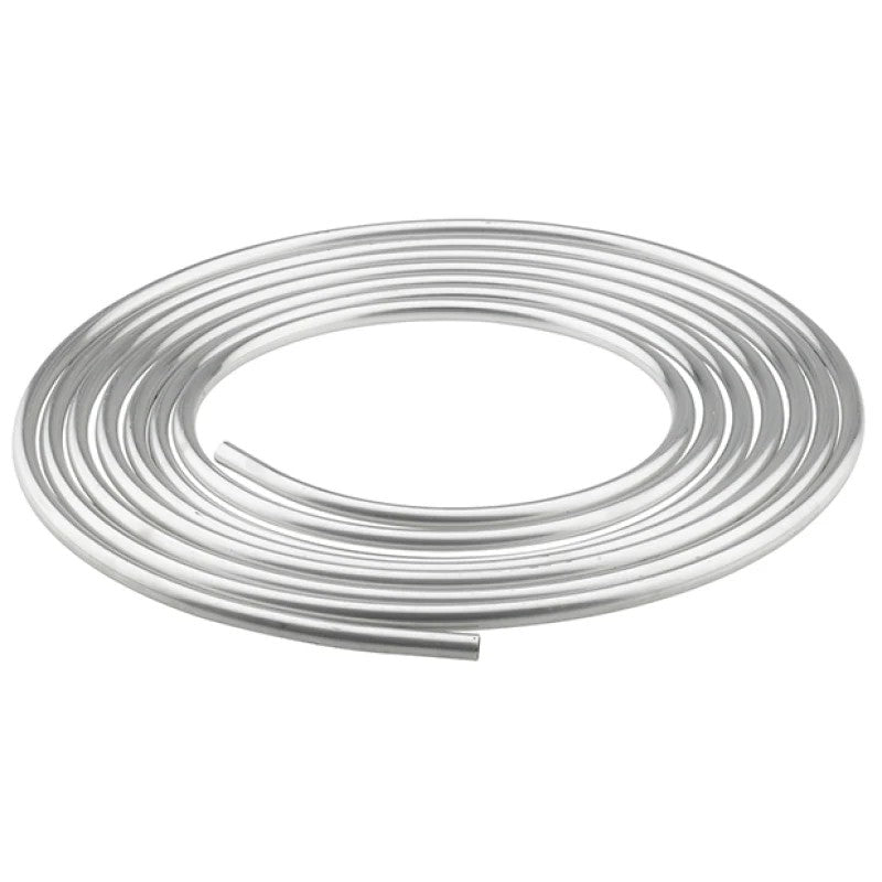 25ft roll of Fragola 890010 5/8 inch diameter aluminum tubing with .035 inch wall thickness.
