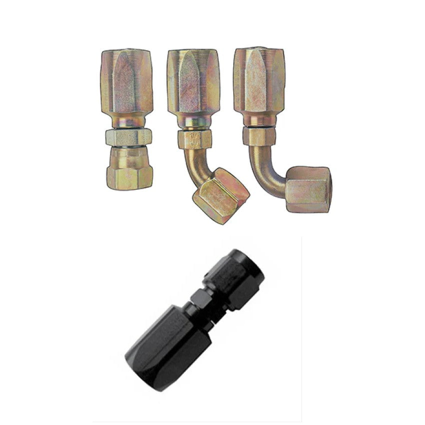 Fragola 254506 -6AN 45-degree power steering hose end fitting