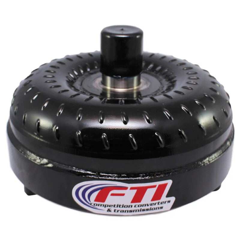 FTI Performance Street Racer Series 9.5-inch billet triple disc torque converter for GM 8L90E transmissions.