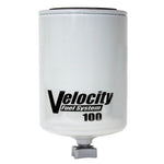 Fuelab 40101 replacement diesel fuel and water separator filter element for Velocity Series systems.