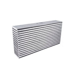 Garrett aluminum bar-and-plate air-to-air intercooler core with dimensions 24.00in x 12.11in x 4.50in.