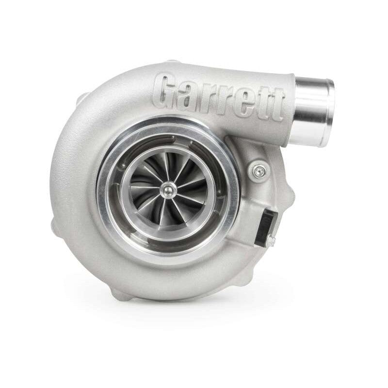 Garrett G30-825 G-Series II turbocharger with V-band turbine housing and internal wastegate actuator.