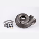Garrett GT30R Ni-Resist turbine housing featuring V-band inlet and outlet flanges