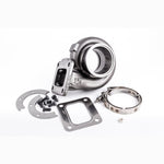 Garrett GT35R turbine housing with T4 open volute inlet and V-band discharge outlet