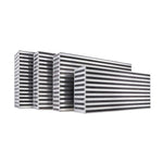Garrett aluminum liquid-to-air intercooler core with vacuum-brazed fins and high-efficiency heat exchanger design