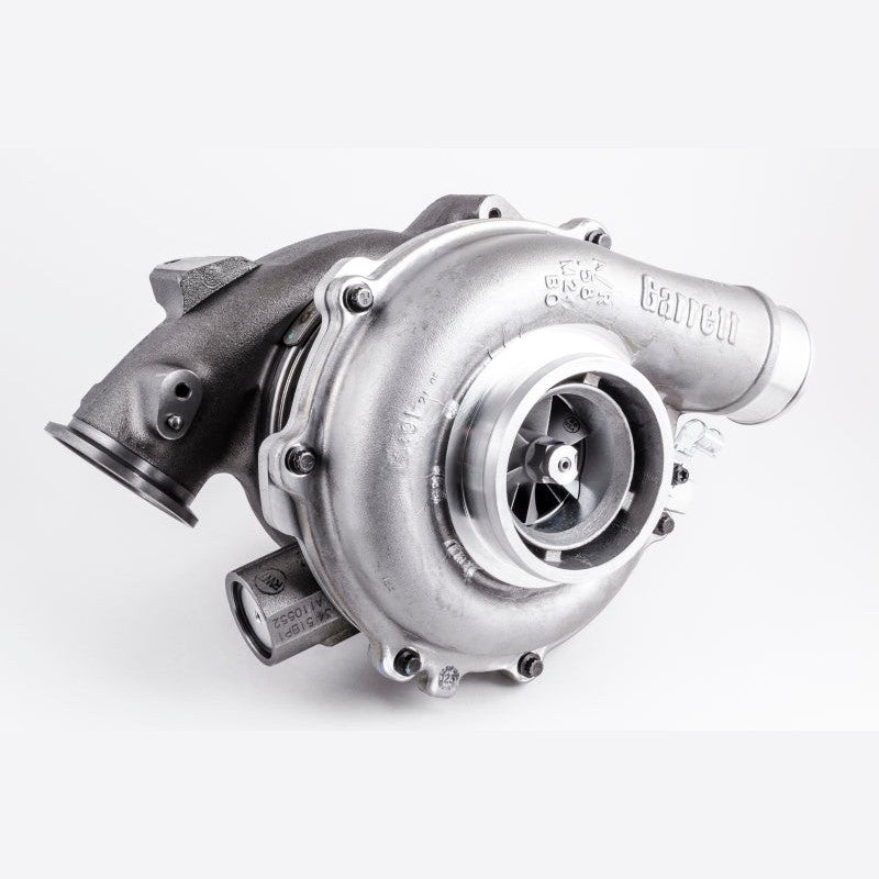 Garrett PowerMax GT3788VA Stage 1 AVNT turbocharger kit for 2004-2007 Ford 6.0L Power Stroke diesel engines.