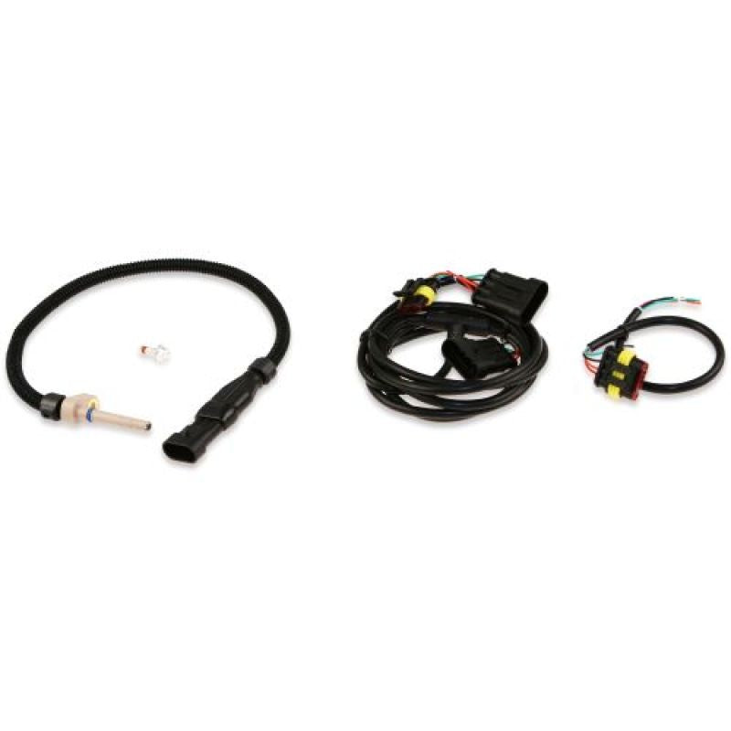 Garrett G-Series turbocharger speed sensor with integrated wiring harness and multi-pin connector