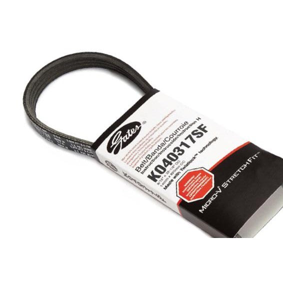 Gates K040317SF Micro-V Stretch Fit air conditioning belt for Subaru 2.5L engines