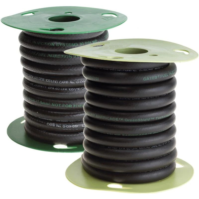 Black Gates Barricade 3/8 inch fuel line hose on a 25 foot spool