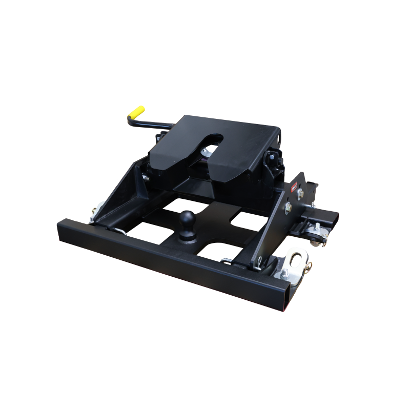 Gen-Y Advantage OEM puck mount 5th wheel and gooseneck combo hitch for Ford with Pullrite head and cross member.