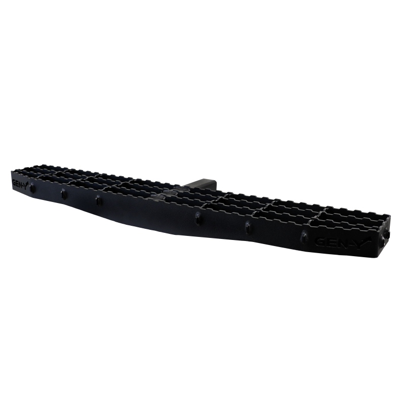 Gen-Y Phantom XL 42-inch wide serrated heavy-duty hitch step with 2-inch shank and 600lb capacity rating