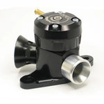 GFB T9002 TMS Respons adjustable blow off valve kit with black finish and mounting hardware