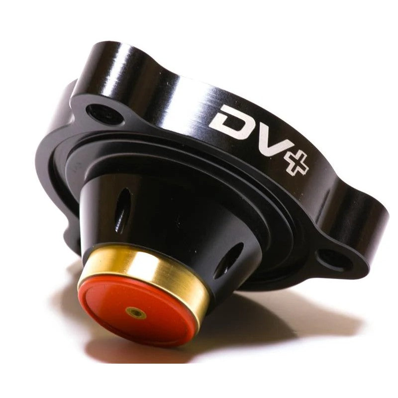 GFB DV+ T9351 performance diverter valve with brass piston and black anodized aluminum housing