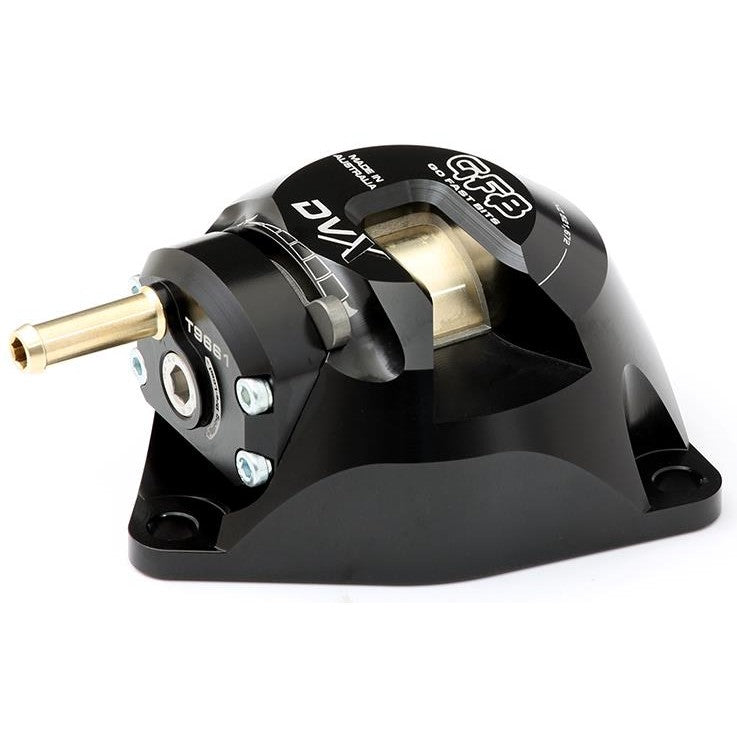 GFB DVX T9661 adjustable diverter valve with dual outlets for Hyundai and Kia 1.6T/2.0T engines