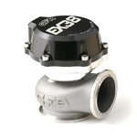 GFB EX38 38mm V-Band external wastegate with investment cast stainless steel body and 10psi spring.