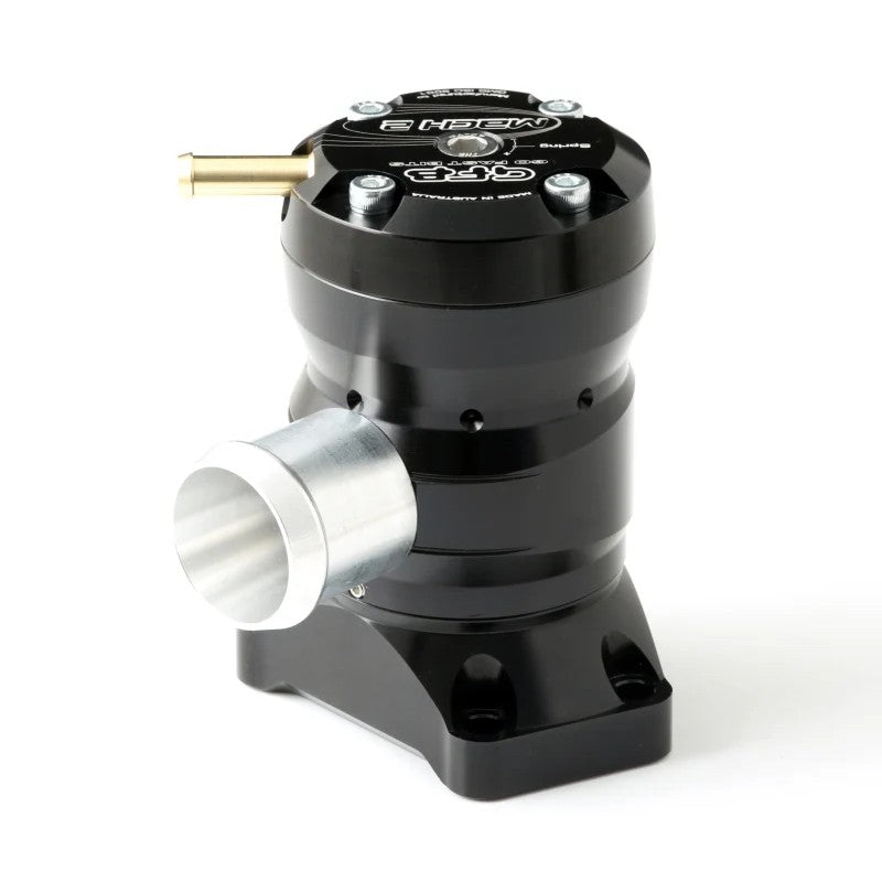 GFB Mach 2 TMS recirculating diverter valve T9110 for 2.0T turbocharged Hyundai and Kia models.