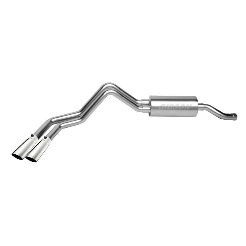 Gibson Dual Sport aluminized cat-back exhaust system with polished stainless tips for 1998-2011 Ford Ranger and Mazda B-Series