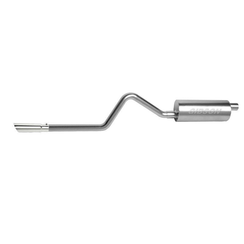 Gibson stainless steel cat-back exhaust system with a polished slash-cut tip for 2001-2007 Toyota Sequoia