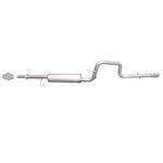 Gibson 18708 aluminized cat-back exhaust system with polished stainless steel slash-cut tip for Toyota 4Runner