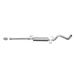 Gibson 2.5-inch stainless steel single side cat-back exhaust with polished tip for 2005-2013 Toyota Tacoma 4.0L