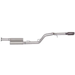 Gibson 3-inch aluminized cat-back exhaust system with Superflow muffler and polished slash-cut tip for Trailblazer SS