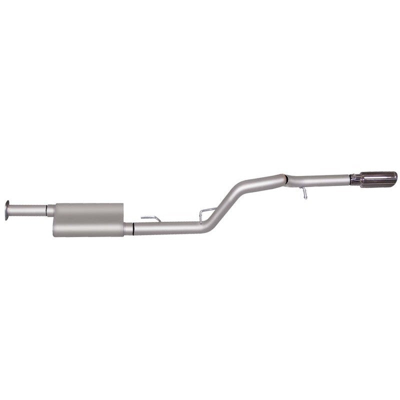 Gibson 3-inch aluminized cat-back exhaust system with Superflow muffler and polished slash-cut tip for Trailblazer SS