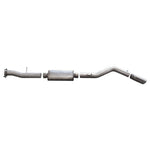 Gibson stainless steel 3.5-inch cat-back single exhaust system with polished slash-cut tip for 2007-2009 Hummer H2