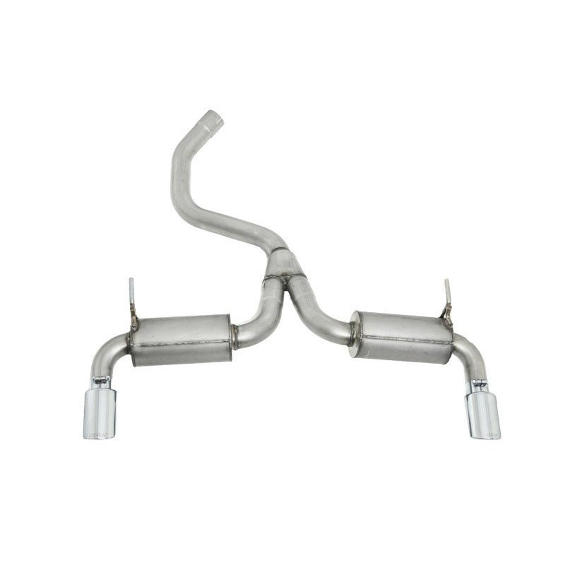 Gibson Black Elite dual split cat-back exhaust with black T-304 stainless tips for 2014-2021 Jeep Cherokee 3.2L