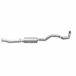 Gibson stainless steel single side cat-back exhaust system with polished slash-cut tip for 1989-1994 Ford Ranger.