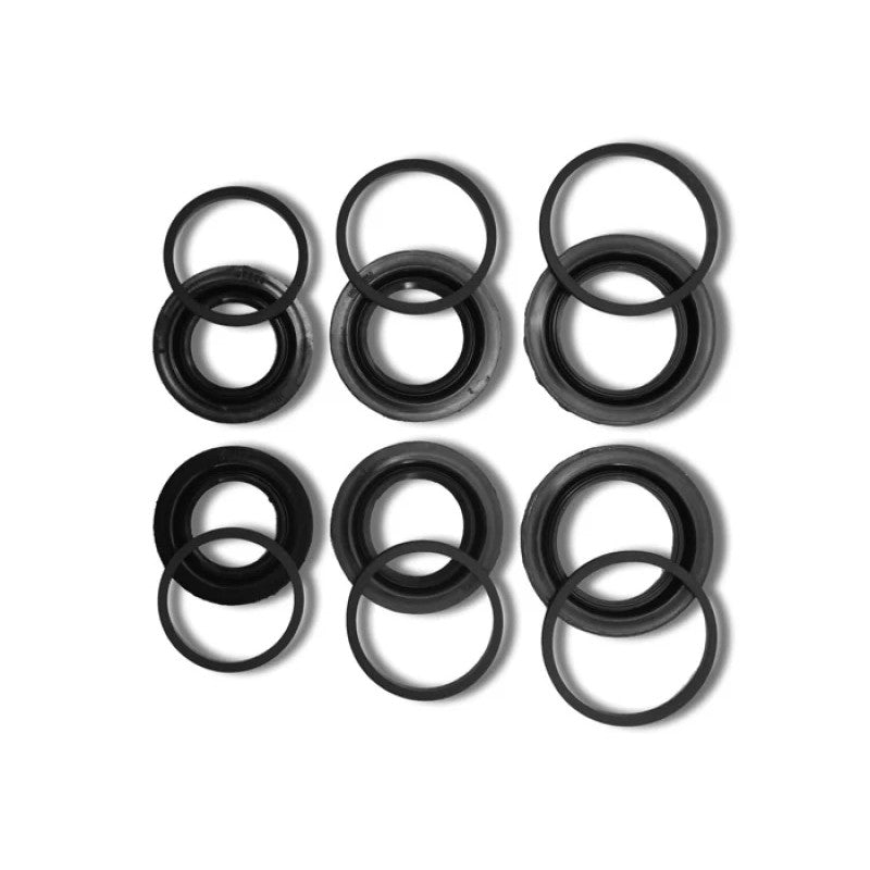 GiroDisc front brake caliper rebuild kit with rubber dust boots and pressure seals for Porsche 911 (991.1)