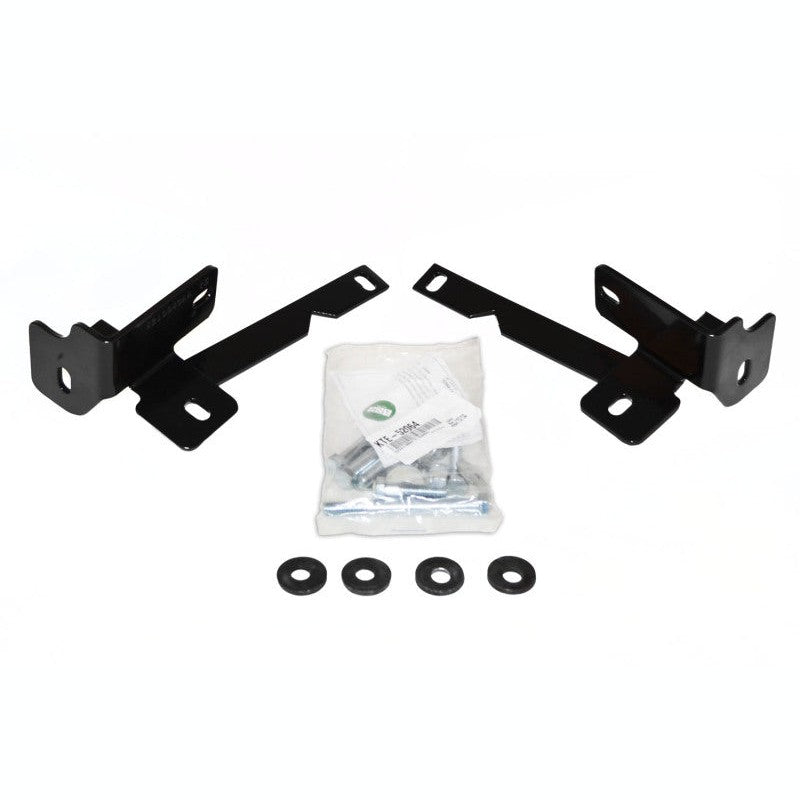 Black heavy-duty steel Go Rhino RC2 bull bar mounting brackets for 1997-2004 Ford F-150.
