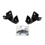 Set of black heavy-duty steel Go Rhino RC2 mounting brackets for Toyota Tacoma