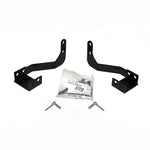 Heavy-duty black steel mounting brackets for Go Rhino RC2 bull bar installation on 2007-2014 Chevrolet and GMC vehicles.