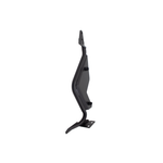 Textured black Go Rhino exterior jack mount for 2007-2018 Jeep Wrangler JK, mounted on driver side cowl and rocker.