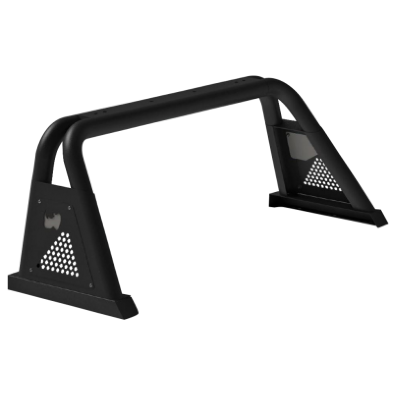 Go Rhino Sport Bar 3.0 in textured black powder coat with pre-drilled light mounting holes for full-size truck beds.