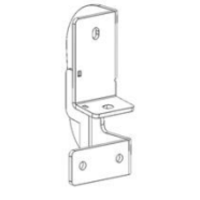 Go Rhino D64049TK heavy-duty steel mounting brackets for Dominator Xtreme side steps in textured black finish.