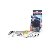Goodridge stainless steel braided brake lines with fittings for 2017-2018 Honda Civic Si