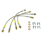 Goodridge stainless steel braided brake hose kit with PTFE liner for 1963-1982 Chevrolet Corvette.