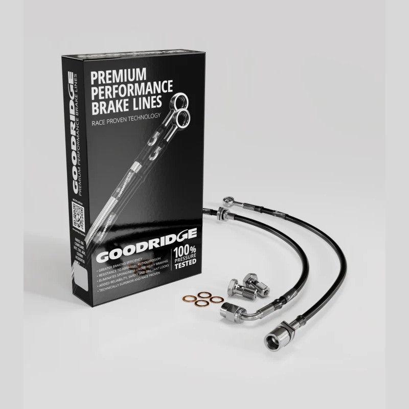 Goodridge G-Stop stainless steel braided front brake line kit for 1992-1998 Toyota Supra