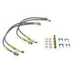 Goodridge stainless steel braided brake lines with fittings for 1997-2004 Chevrolet Corvette