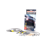 Goodridge stainless steel braided brake line kit with fittings for 1999-2005 Chevrolet and GMC 1500 trucks.
