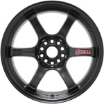 Concave 6-spoke Gram Lights 57DR wheel in a Semi Gloss Black finish