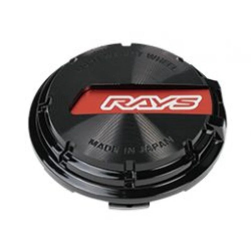 Gram Lights WR series wheel center cap featuring a red logo on a black background for 57CR, 57DR, and 57ANA wheels.