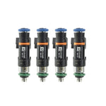 Set of four Grams Performance 550cc high impedance fuel injectors for Mazda Miata.