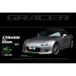GReddy black urethane front lip spoiler designed for the 2000-2003 Honda S2000 front bumper.