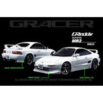 GReddy 2-piece aerodynamic side skirt set for 1991-1995 Toyota MR2 models.