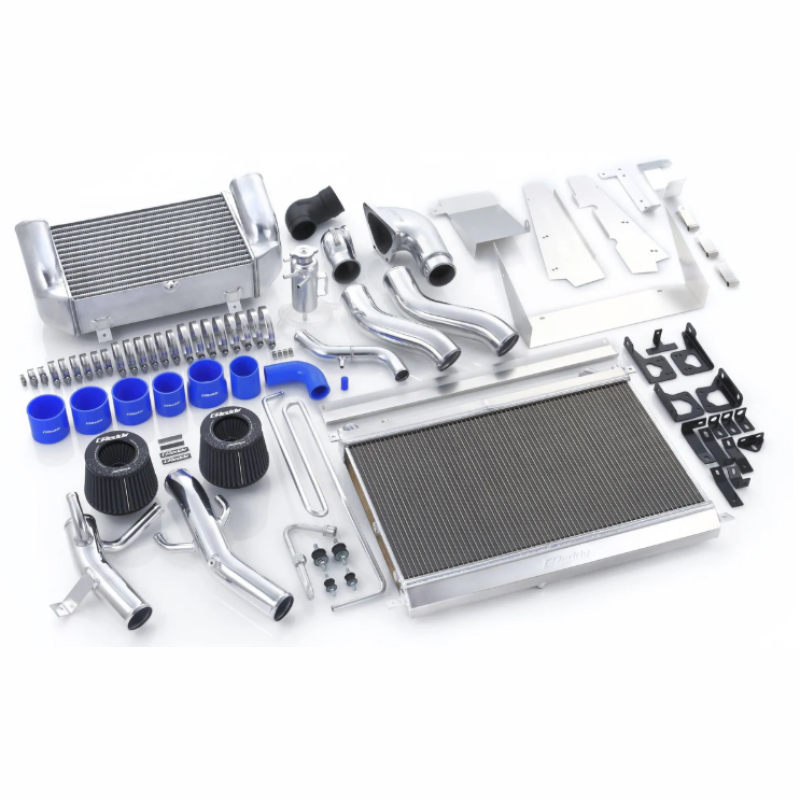 GReddy Ver. 2 T-19 V-mount intercooler and radiator kit for 1992-2002 Mazda RX-7 FD3S