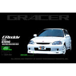 GReddy front lip spoiler designed for the 1999-2000 Honda Civic Si